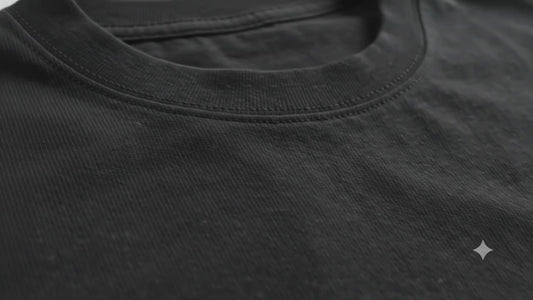 WearNova Spider Web Oversized T-Shirt for Men | Premium 100% Cotton | Black Graphic Tee